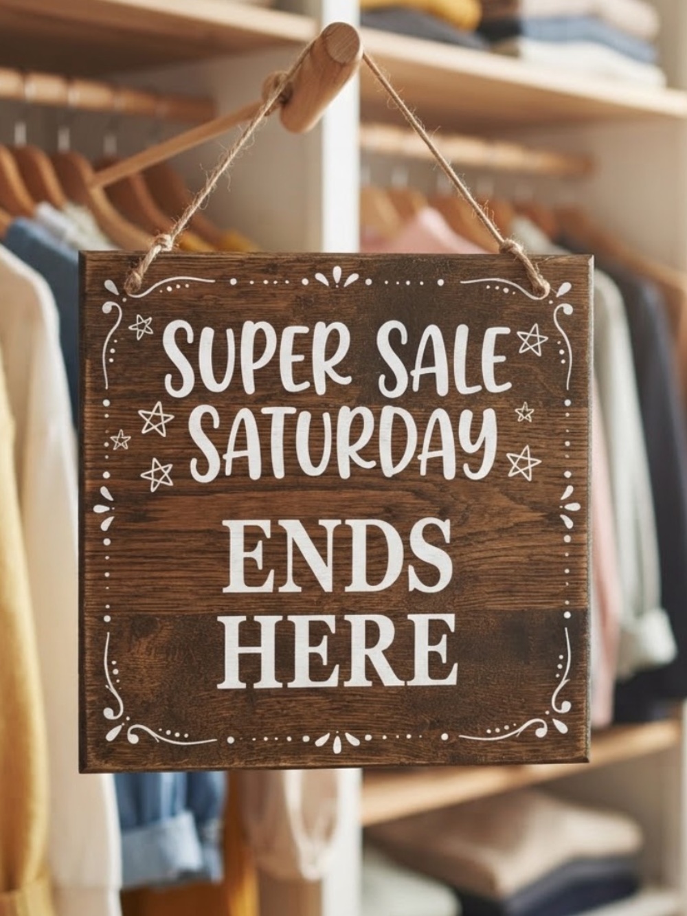 All items were the sign are part of Super Sale Saturday!